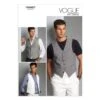 Vogue Sewing Pattern V8987 Men's Waistcoat Vest -OHSEWCRAFTY vogue sewing pattern v8987 men s waistcoat vest