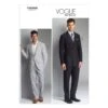 Vogue Sewing Pattern V8988 Men's Suit Jacket And Trousers -OHSEWCRAFTY vogue sewing pattern v8988 men s suit jacket and trousers