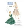 Vogue Sewing Pattern V9106 Women's Dress And Belt Fitted Bodice -OHSEWCRAFTY vogue sewing pattern v9106 women s dress and belt fitted bodice