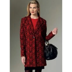 Vogue Sewing Pattern V9133 Women's Long Jacket 11 Vogue Sewing Pattern V9133 Women's Long Jacket -OHSEWCRAFTY vogue sewing pattern v9133 women s long jacket 3