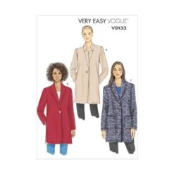 Vogue Sewing Pattern V9133 Women's Long Jacket 13 Vogue Sewing Pattern V9133 Women's Long Jacket -OHSEWCRAFTY vogue sewing pattern v9133 women s long jacket 5