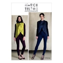 Vogue Sewing Pattern V9217 Women's Reversible Jacket & Tank Top & Trousers