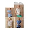 Vogue Sewing Pattern V9256 Women's Top With Invisible Zipper & Underlay 2 Vogue Sewing Pattern V9256 Women's Top With Invisible Zipper & Underlay -OHSEWCRAFTY vogue sewing pattern v9256 women s top with invisible zipper self fabric underlay