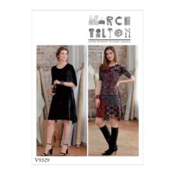 Vogue Sewing Pattern V9329 Misses' Pull Over Dress Women's Dresses