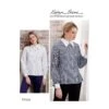 Vogue Sewing Pattern V9333 Women's Shirt Buttoned Back -OHSEWCRAFTY vogue sewing pattern v9333 women s shirt buttoned back