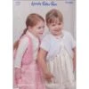 Wendy Wools Knitting Pattern P1296 Kids Bolero In Peter Pan Precious Chunky -OHSEWCRAFTY wendy wools knitting pattern p1296 kids bolero in peter pan precious chunky