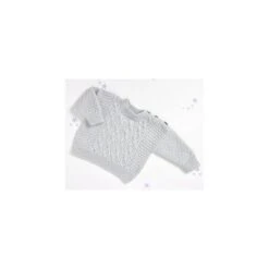 Wendy Wools Knitting Pattern PP025 Baby Sweater & Hat Knitted In Peter Pan 4Ply -OHSEWCRAFTY wendy wools knitting pattern pp025 baby sweater hat knitted in peter pan 4ply 3