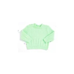 Wendy Wools Knitting Pattern PP028 Baby Sweater & Cardigan In Peter Pan 4Ply -OHSEWCRAFTY wendy wools knitting pattern pp028 baby sweater cardigan in peter pan 4ply 2