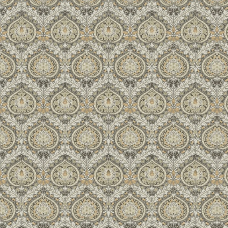 William Morris Pure Cotton Panama Fabric Eden Damask Look Upholstery 3 William Morris Pure Cotton Panama Fabric Eden Damask Look Upholstery