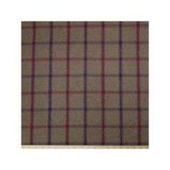 Wool Effect Fabric Lewis Tartan Plaid Upholstery Curtain