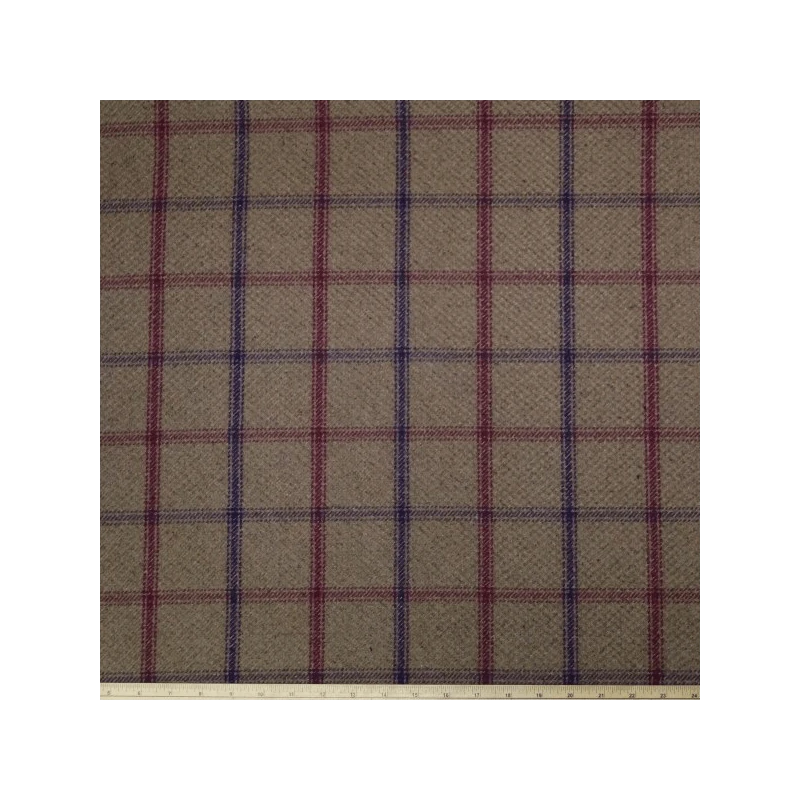 Wool Effect Fabric Lewis Tartan Plaid Upholstery Curtain 3 Wool Effect Fabric Lewis Tartan Plaid Upholstery Curtain